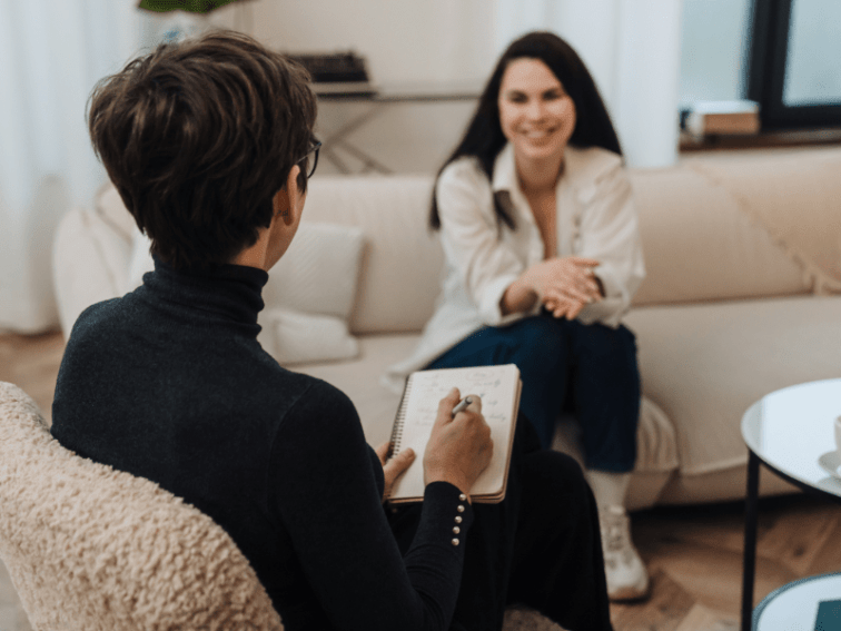 Therapy session with a therapist and patient in Utah County.