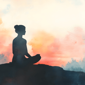 developing coping skills through therapy. Woman using these coping skills to find peace in her life.