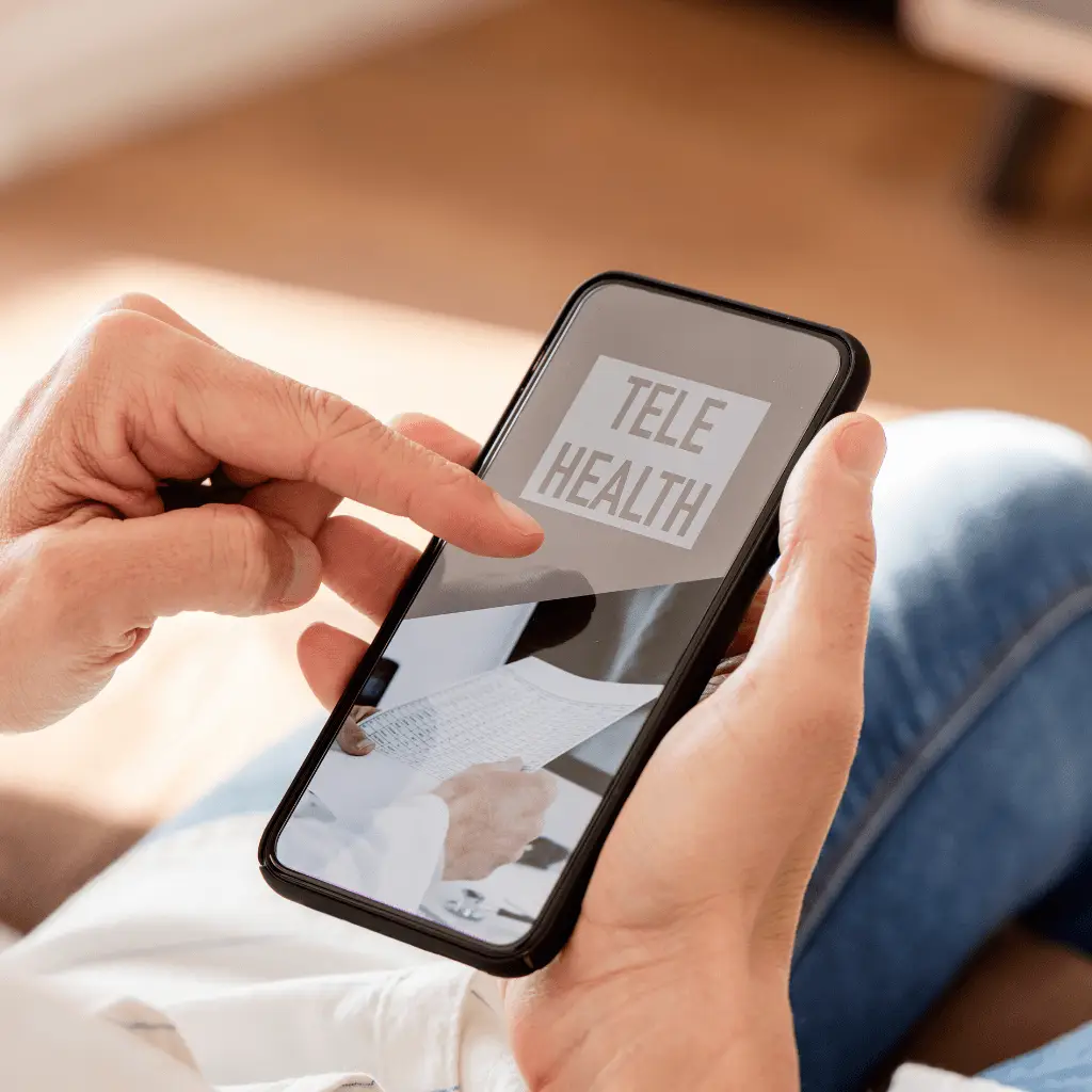 Client meeting with a licensed therapist via secure online therapy session in Utah.